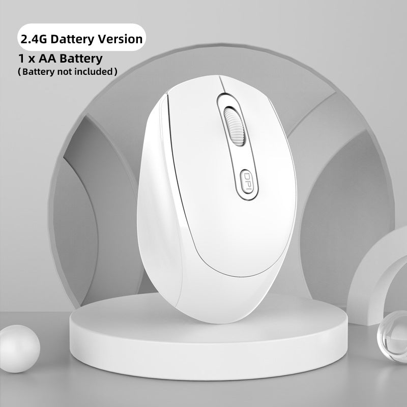 Dual-Mode Wireless Bluetooth Charging Mouse, Built-In 500mAh Battery, Multiple Versions, Ergonomic Design