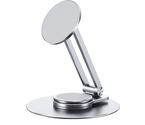 Adjustable Magnetic Desktop Phone Stand, Metal Design