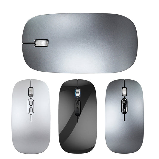 Dual-Mode 2.4G + BT5.1 Rechargeable Wireless Mouse, 500mAh, Silent Design, 5D