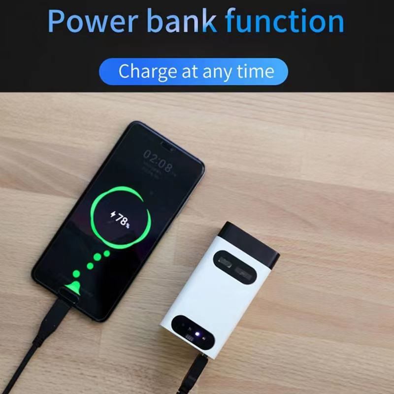 Bluetooth Wireless Power Bank With Virtual Laser Projection Keyboard For Phone