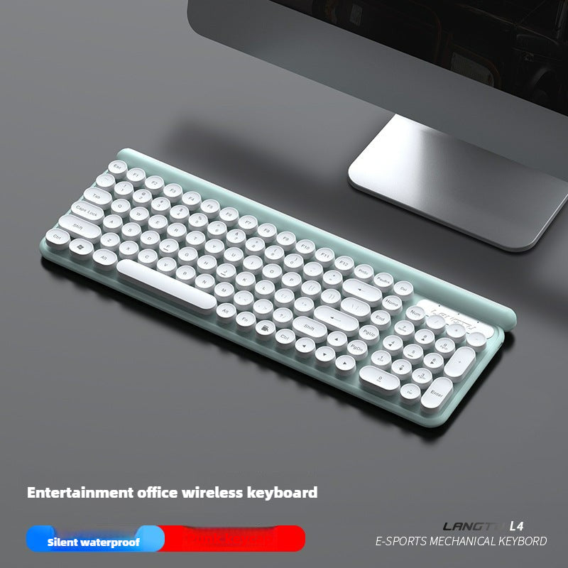 L3/L4 Wired Silent Punk Style Waterproof Keyboard And Mouse Set