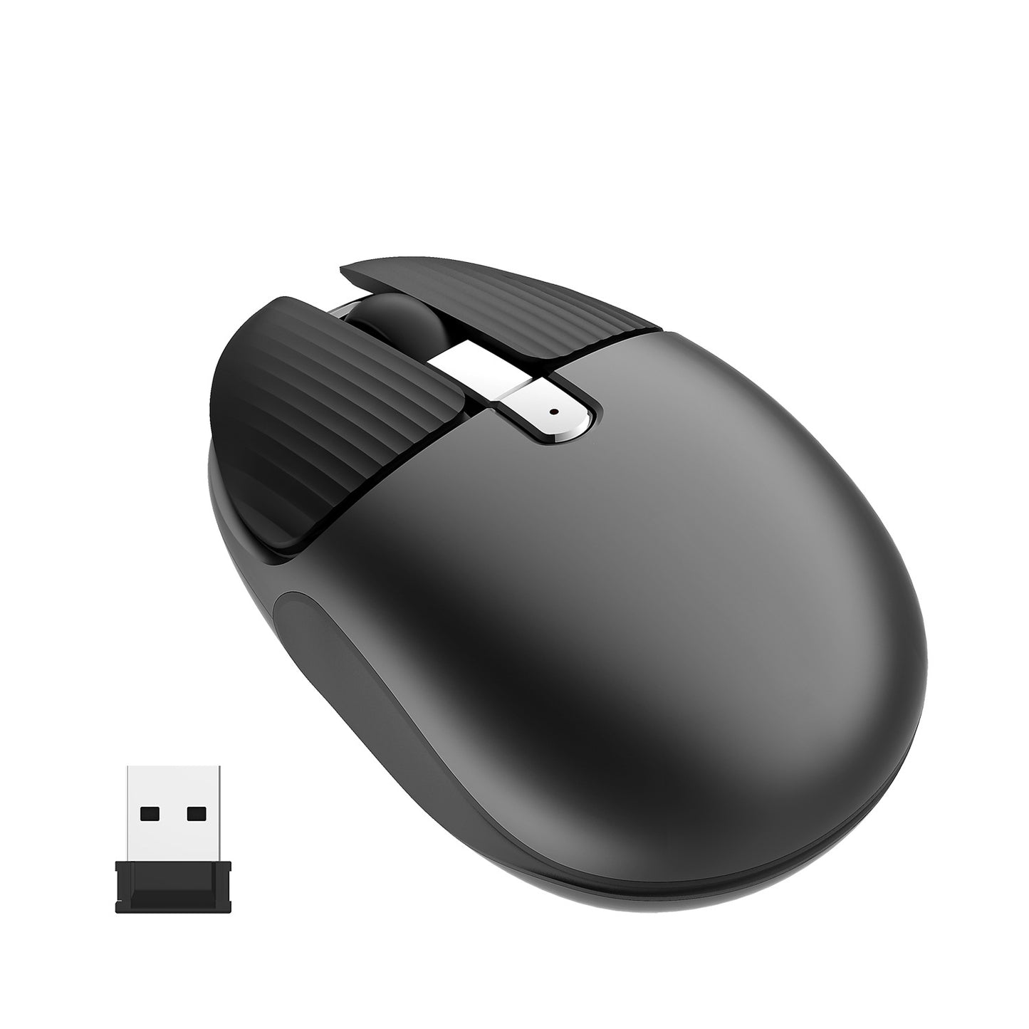 M106 Rechargeable 2.4G Wireless Mouse, Silent Design, Rabbit Style, One-Key Desktop Return, Ideal For Office Use