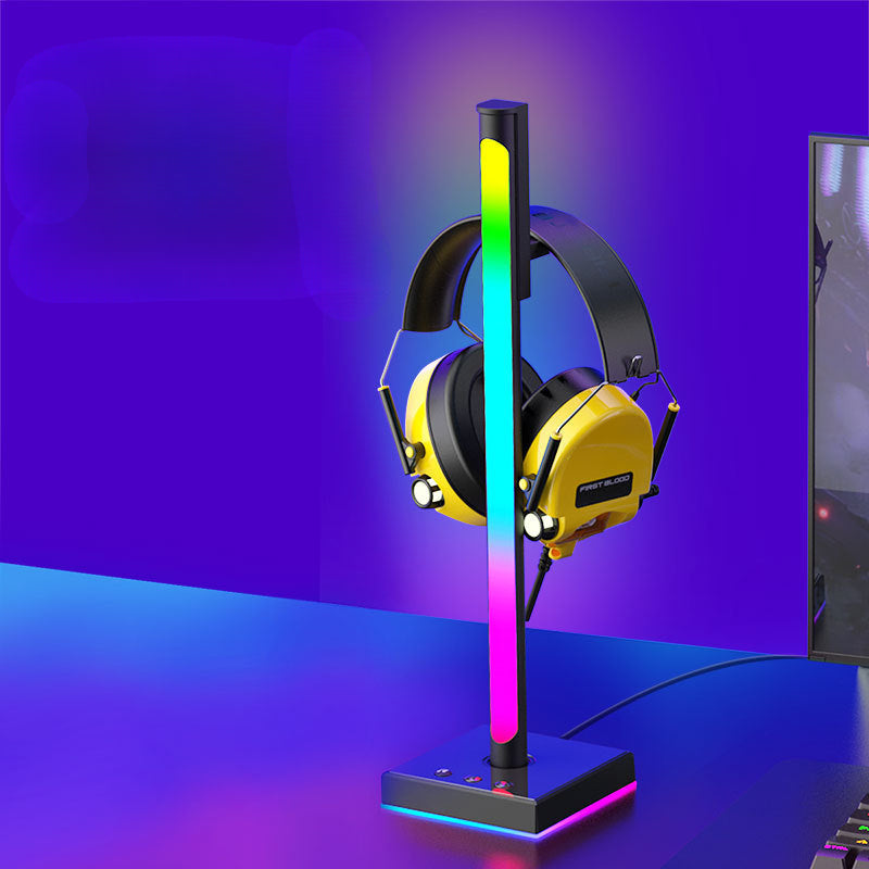 ABL190 RGB Headphone Stand With Ambient Lighting, Desktop Music Mood Light