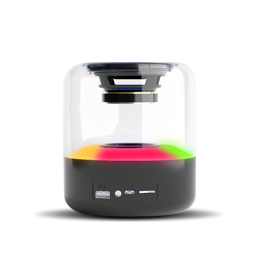 New Design Mini Bluetooth Speaker, Portable Wireless With RGB Light, Hands-Free For Gaming