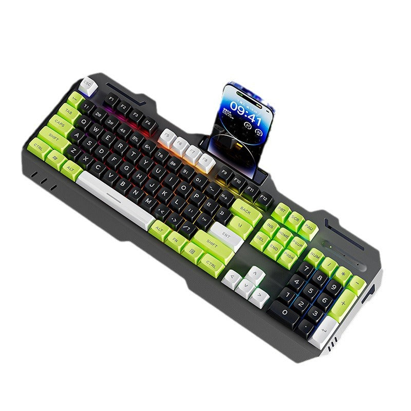 GX90 Wired Mechanical Feel Keyboard And Mouse Set For E-Sports Gaming