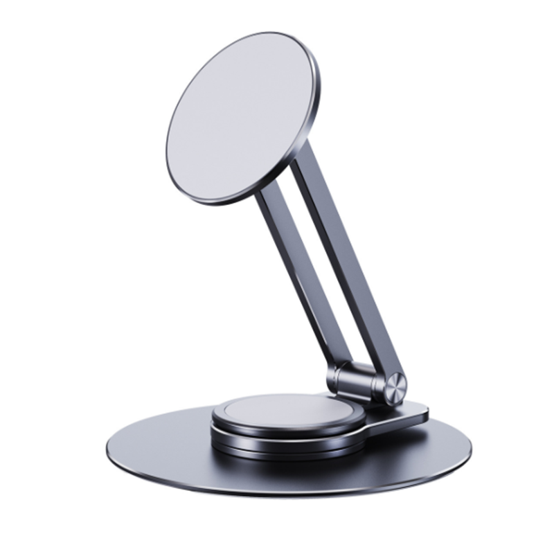 Adjustable Magnetic Desktop Phone Stand, Metal Design