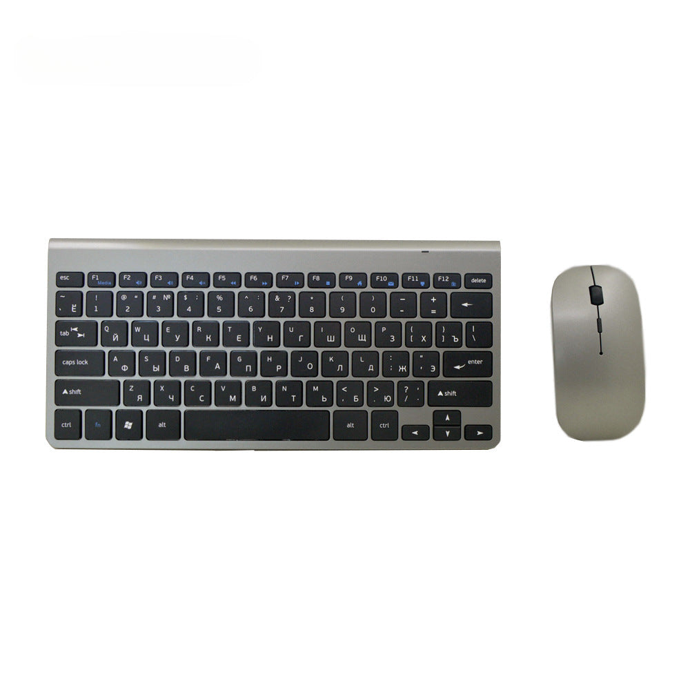 Wireless Keyboard And Mouse Set, 78-Key Wireless Keyboard, Silent Mouse, 1600 DPI Adjustable