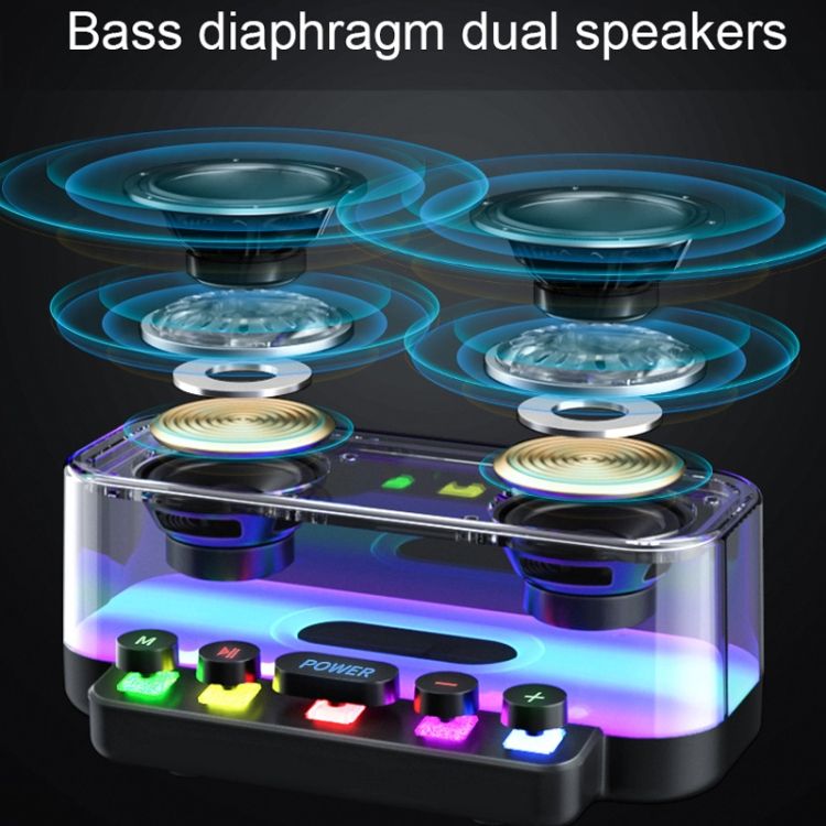 Dropshipping Wireless Speaker Subwoofer With Colorful Lights