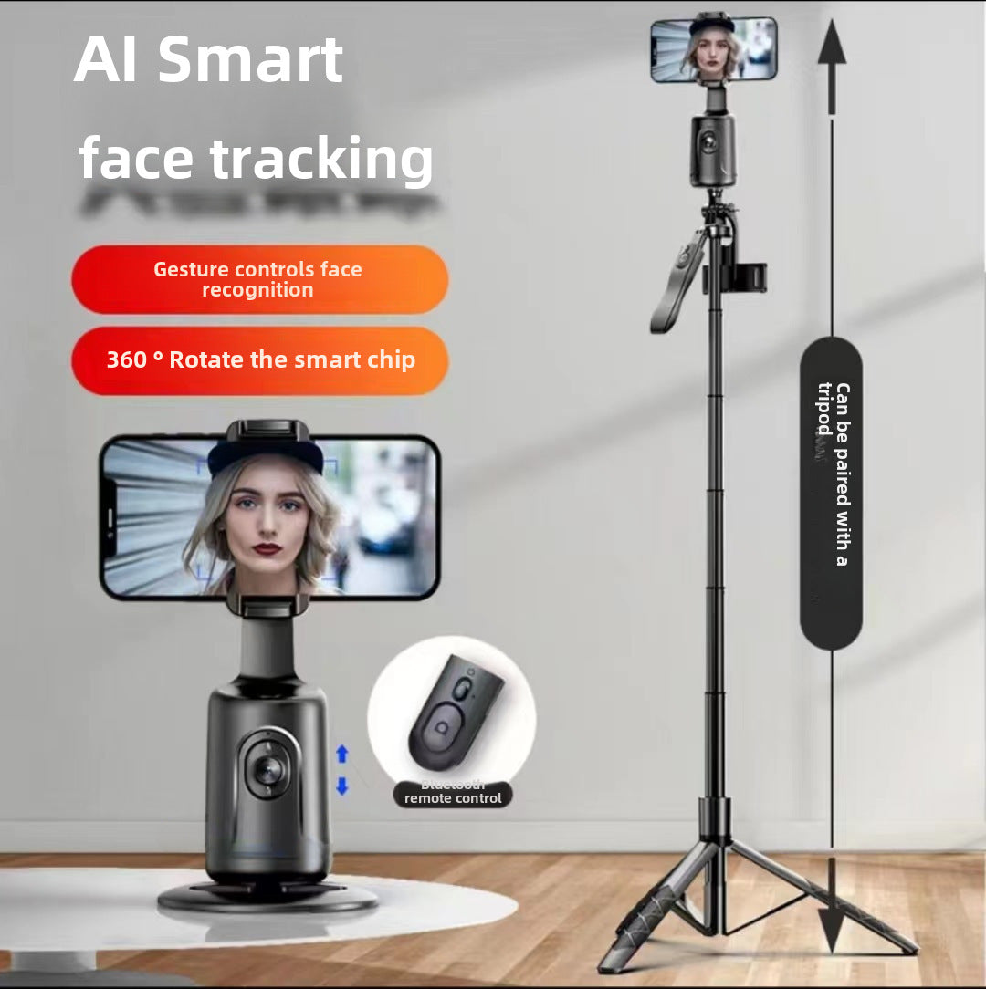 PTZ P01 AI Face Recognition 360° Mobile Phone Stabilizer, Automatic Tracking For Live Photography JZ