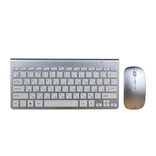 Wireless Keyboard And Mouse Set, 78-Key Wireless Keyboard, Silent Mouse, 1600 DPI Adjustable