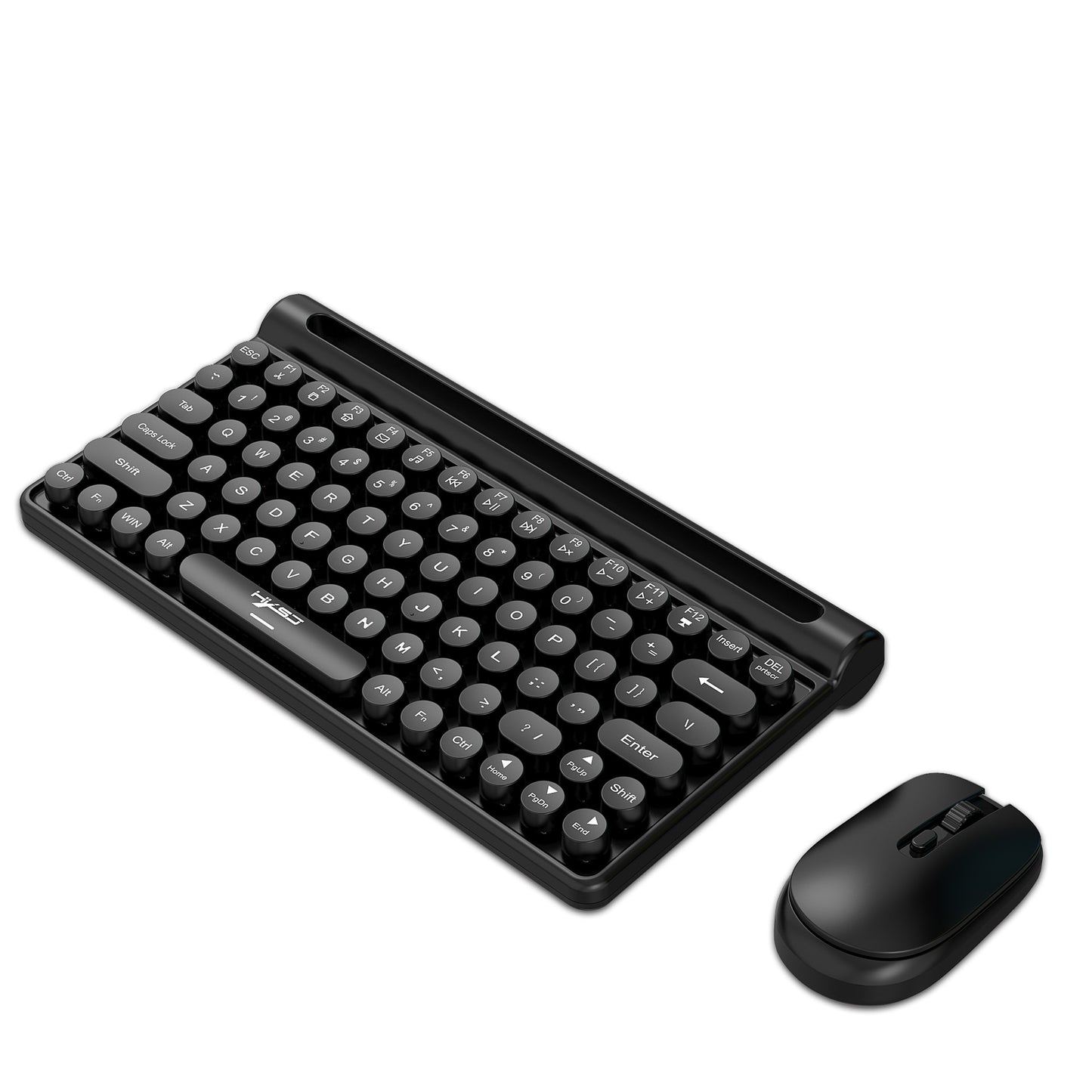 HXSJ-MK220 Keyboard And Mouse Set, 78-Key Membrane Keyboard, 1600 DPI, Rechargeable, Silent, Suitable For Home Gaming