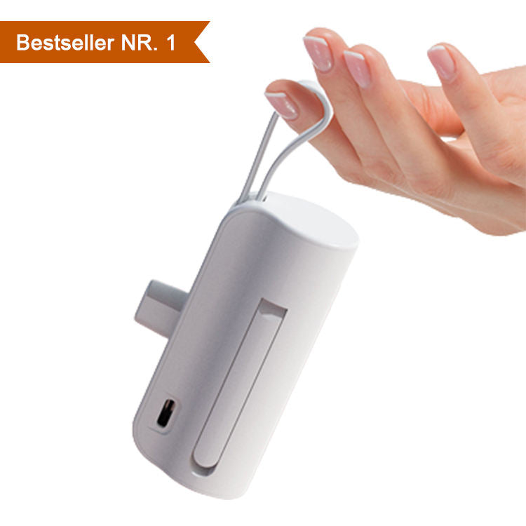 Mini Capsule Power Bank 4500mAh Cargador Portatil For Apple Chargeur iphone 15 Pro Portable Charger Compact Powerbank