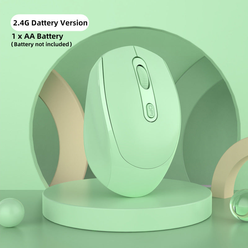 Dual-Mode Wireless Bluetooth Charging Mouse, Built-In 500mAh Battery, Multiple Versions, Ergonomic Design