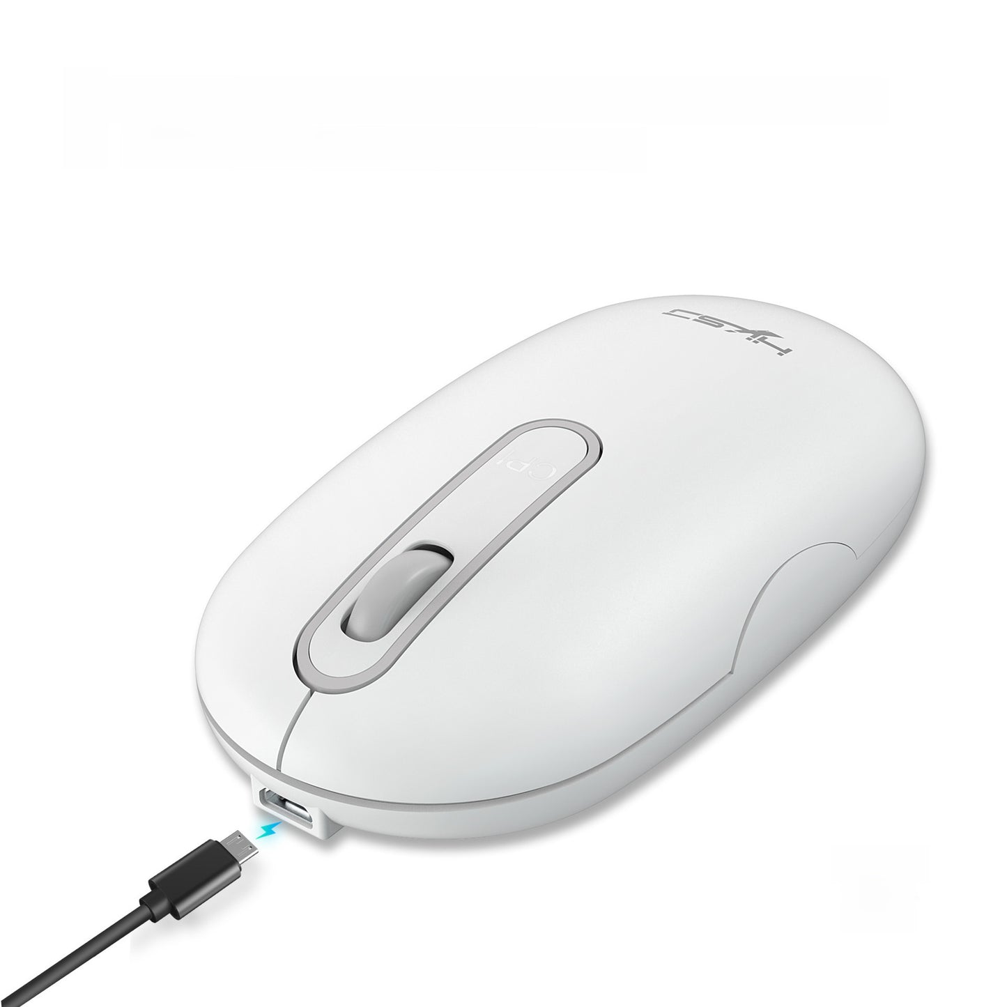 T15 2.4G Rechargeable Wireless Mouse, Silent Design, 500mAh, Suitable For Office And Gaming