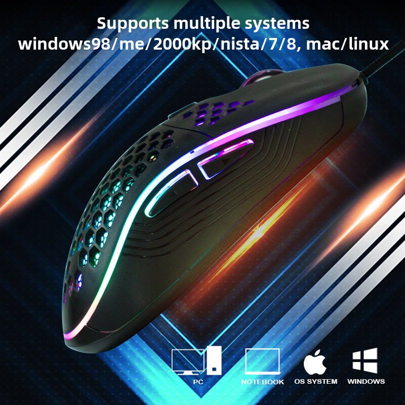 G40U Luminous Wired Gaming Mouse, USB Pin